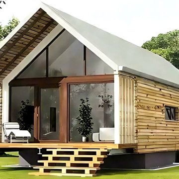 Triangular Modular House – Modern Steel-Structure Design